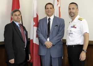 RMC Comdt and Principal with Queens Principal