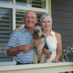 Ken Hague with Wife and dog 