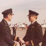  Receiving Wings from his father 3173 MGen JA Stewart