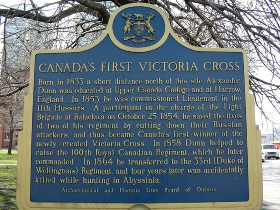 Alexander Roberts Dunn plaque in Toronto