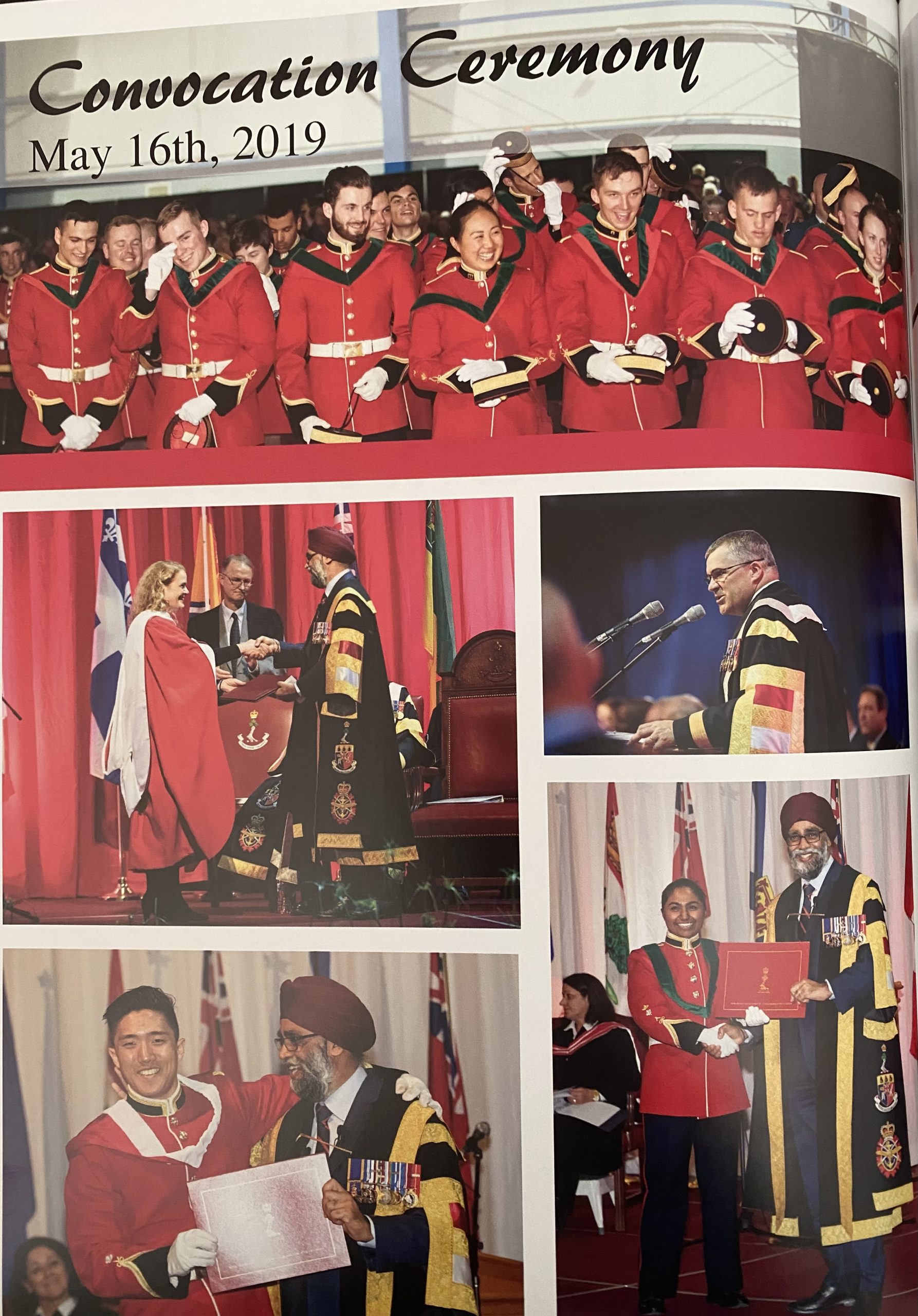 images from the rmc graduation weekend, 2019