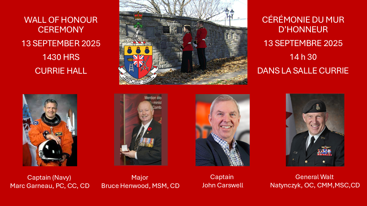 2025 Wall of Honour Poster